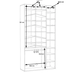 Armoire à chaussures YVONNE