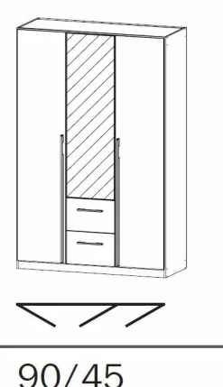 Armoire à portes battantes ESSENSA