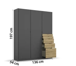 Armoire à portes battantes AGUALVA-CACEM-Rauch Sale