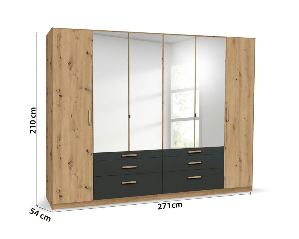 Armoire à portes battantes ABRANTES-Rauch New