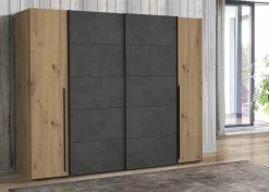 Armoire à portes battantes et coulissantes NARAGO-Forte Best