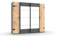 Armoire à portes battantes et coulissantes STOCKHOLM-Wimex Outlet