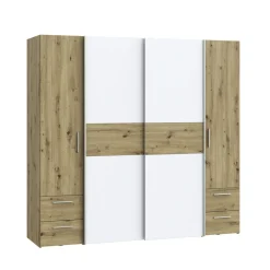 Armoire à portes battantes et coulissantes BALTISCHPORT-Forte Outlet