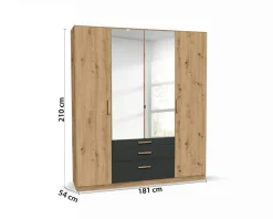 Armoire à portes battantes ABRANTES-Rauch