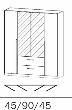 Armoire à portes battantes ESSENSA-Rauch