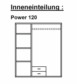 Armoire à portes battantes POWER