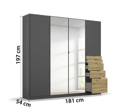 Armoire à portes battantes AGUALVA-CACEM-Rauch Sale