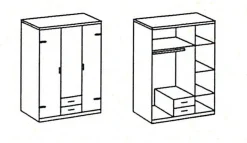 Armoire à portes battantes CORK