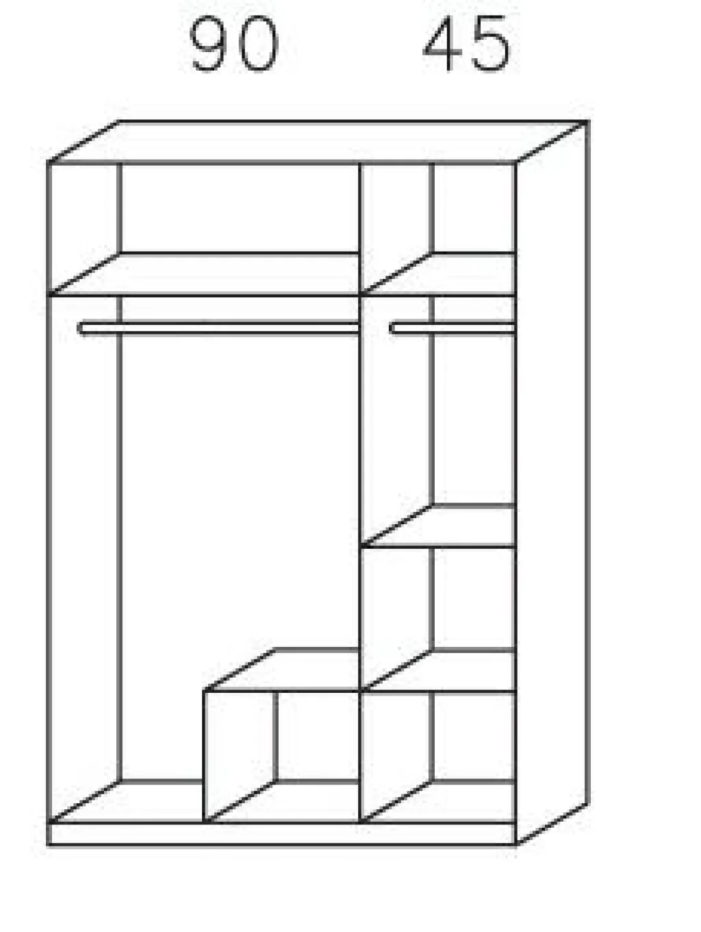 Armoire à portes battantes KREFELD-Rauch Hot