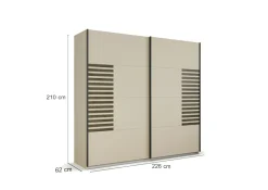 Armoire à portes coulissantes LISSABON-Rauch Clearance