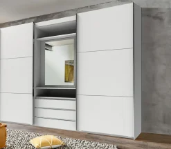 Armoire à portes coulissantes avec miroir pivotant intégré MAGIC-Wimex Sale