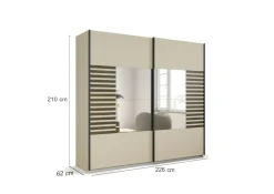 Armoire à portes coulissantes LISSABON