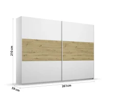 Armoire à portes coulissantes MIRO-Rauch New