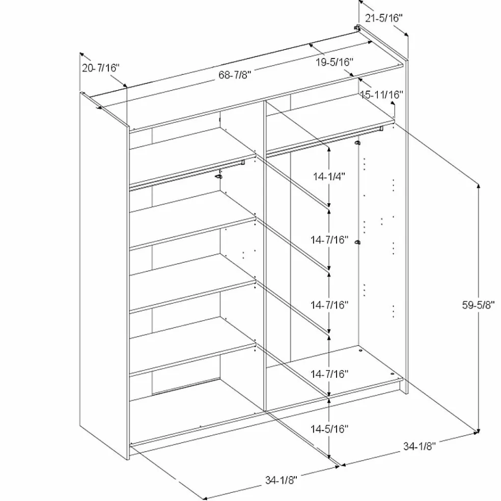 Armoire à portes coulissantes SWING 8