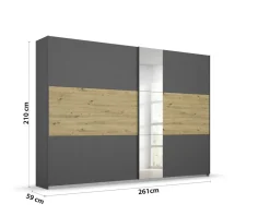 Armoire à portes coulissantes MIRO