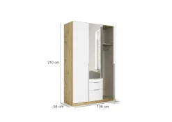 Armoire à vêtements ALABAMA-Rauch Hot