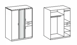 Armoire à vêtements KOBLENZ