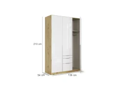 Armoire à vêtements ALABAMA-Rauch Discount