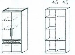 Armoire à vêtements BOCHUM-Rauch Hot