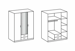 Armoire à vêtements DUISBURG