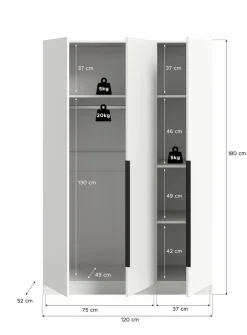 Armoire à vêtements KOPENHAGEN