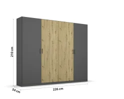 Armoire à vêtements MIRO-Rauch Clearance