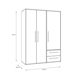Armoire à vêtements MOKKARIS