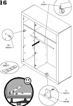 Armoire à vêtements SNOW-Forte Clearance