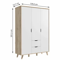 Armoire à vêtements VANKKA-Forte Outlet