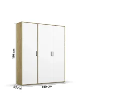 Armoire à vêtements VOYAGER-Rauch Discount