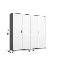 Armoire à vêtements VOYAGER-Rauch Outlet