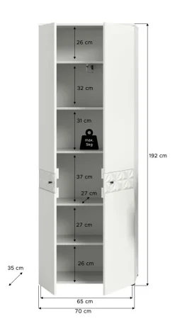 Armoire de penderie ZIWAY-Xonox Hot