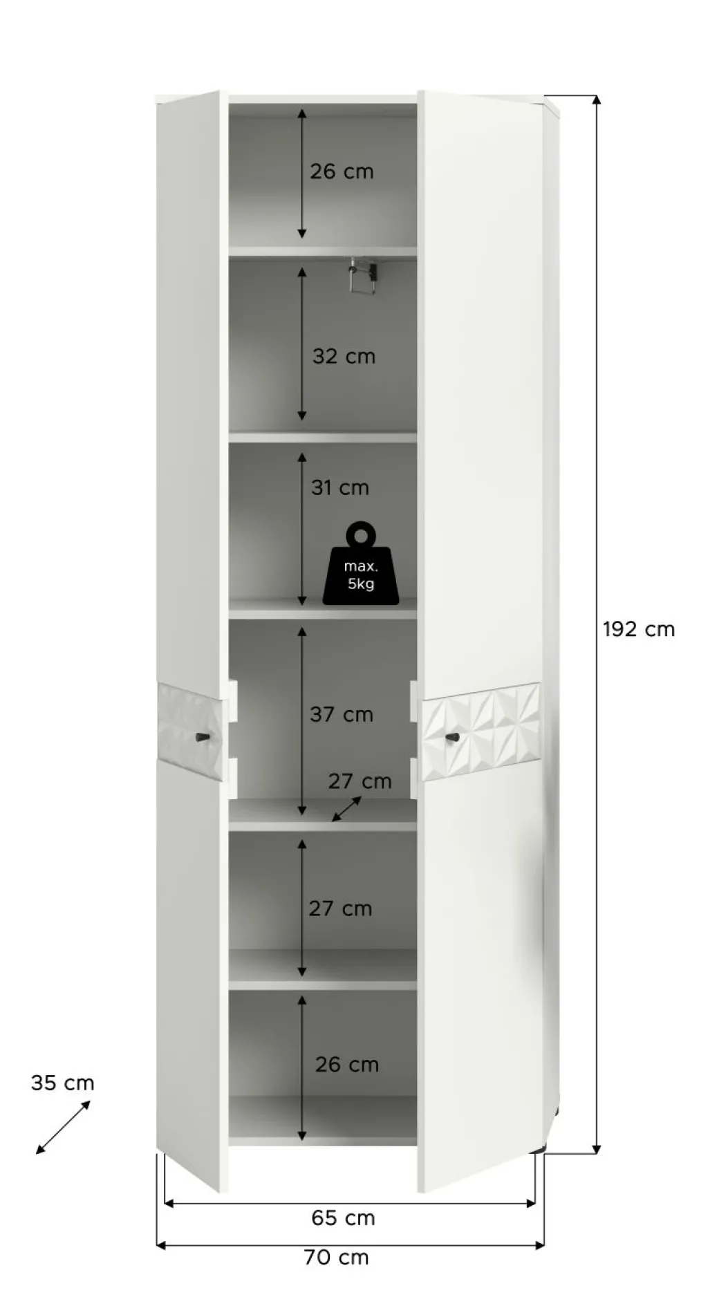Armoire de penderie ZIWAY-Xonox Hot