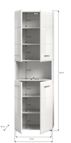 Armoire de salle de bains BONGA-Xonox