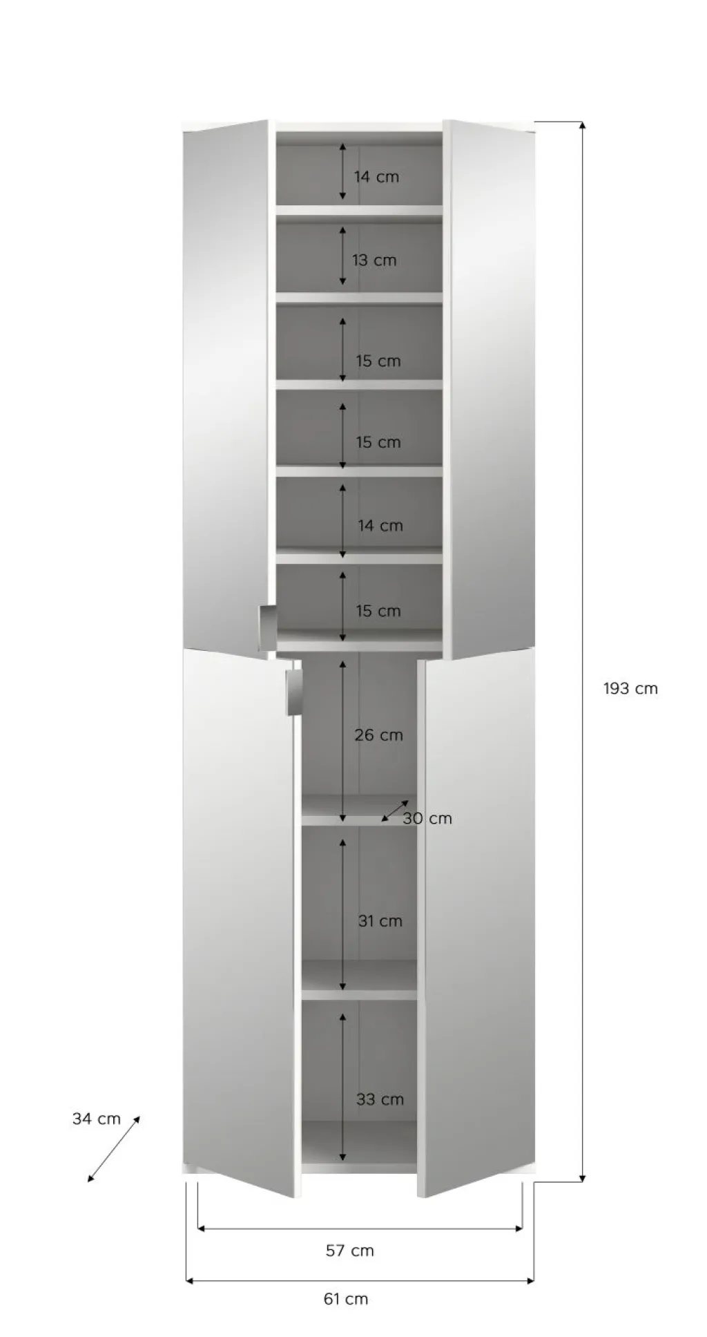 Armoire d'entrée BODITE-Xonox Discount