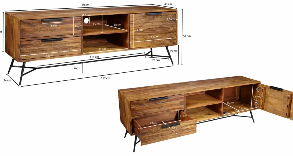Bahut bas / meuble TV ICA-Skyport