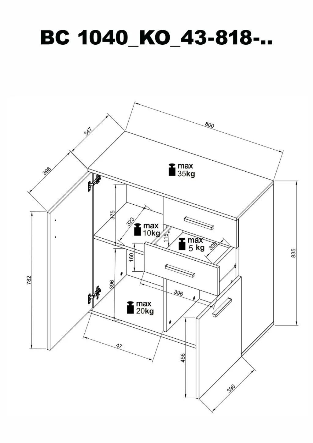 Bahut BC 1040-Bega Consult Sale