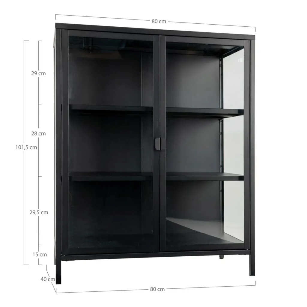 Bahut haut vitrine BRISBANE-House Nordic Hot