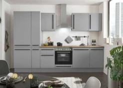 Bloc cuisine avec électroménager MANCHESTER (bloc cuisine-réfrigérateur-armoire coulissante) I-Bega BBK Clearance