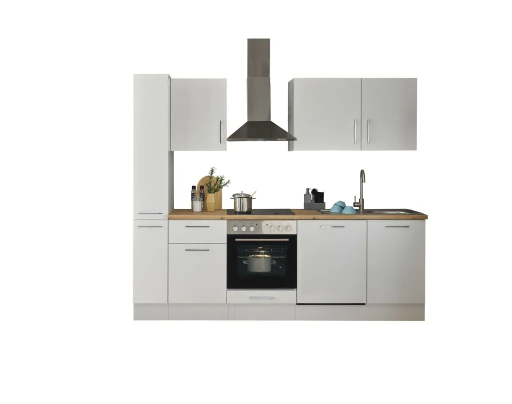 Bloc cuisine avec électroménager CORNWALL (bloc cuisine-armoire coulissante-lave-vaisselle) I-Bega BBK Online