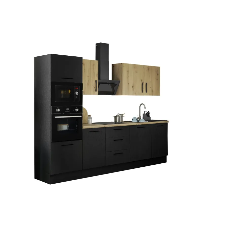 Bloc cuisine avec électroménager CORNWALL (bloc cuisine-four-micro-ondes) VIII