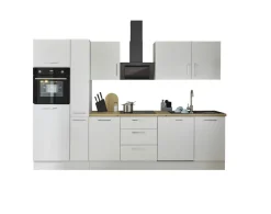 Bloc cuisine avec électroménager CORNWALL (bloc cuisine-four-lave-vaisselle-réfrigérateur-armoire coulissantes) II-Bega BBK Hot