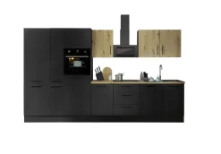 Bloc cuisine avec électroménager CORNWALL (bloc cuisine-four-réfrigérateur-armoire coulissante) VIII-Bega BBK