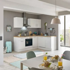 Bloc cuisine avec électroménager CORNWALL (cuisine d'angle-lave-vaisselle) I