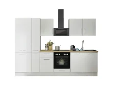 Bloc cuisine avec électroménager CORNWALL (bloc cuisine-réfrigérateur-armoire coulissante) II-Bega BBK Best