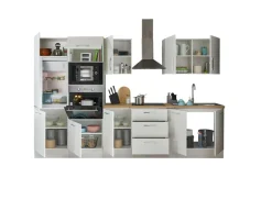 Bloc cuisine avec électroménager CORNWALL (bloc cuisine-four-réfrigérateur-micro-ondes) I-Bega BBK Sale