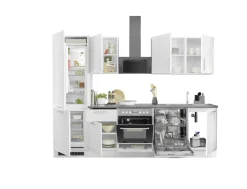 Bloc cuisine avec électroménager HASTINGS (bloc cuisine - réfrigérateur) I