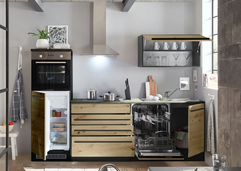 Bloc cuisine avec électroménager JAZZ 6 (bloc cuisine) I