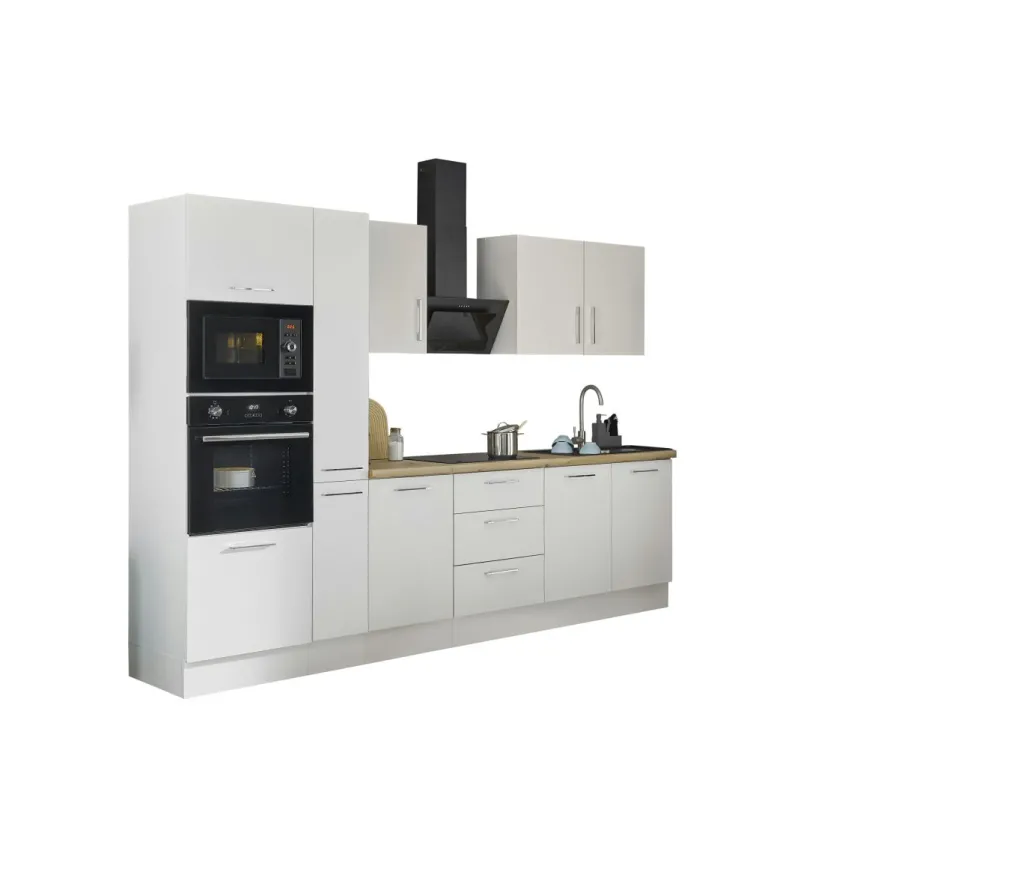 Bloc cuisine avec électroménager CORNWALL (bloc cuisine-four-micro-ondes-armoire coulissante) II-Bega BBK