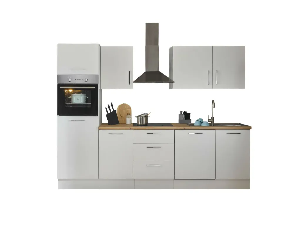 Bloc cuisine avec électroménager CORNWALL (bloc cuisine-four-réfrigérateur) III-Bega BBK Discount